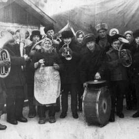 2. Весільні музики. 1960 рр. с.Сокіл, Чернівецький район, Вінницька область.